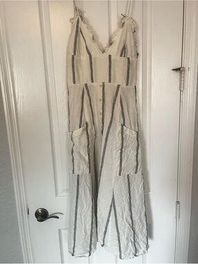 Reformation Brienne Midi Dress 100% Linen